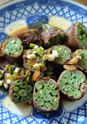 四季豆牛肉捲 的食譜成品照片