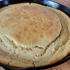 A picture of Giant peanut butter pancake.