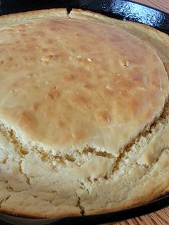 A picture of Giant peanut butter pancake.