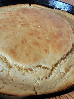 A picture of Giant peanut butter pancake.