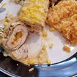 Pechugas rellenas con crema de chipotle