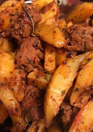 A picture of Pork masala fries.