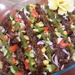 A picture of Bombay Chana Chaat.