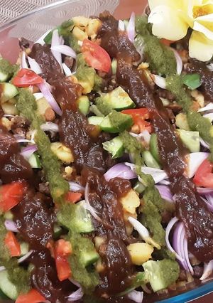 A picture of Bombay Chana Chaat.