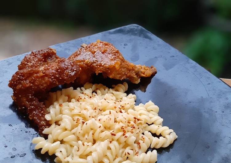 Resep Ayam saus ala Richeese mix chiaseed, Lezat Sekali