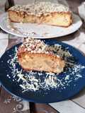 CIAMBELLA AL FARRO, PERE E CIOCCOLATO BIANCO