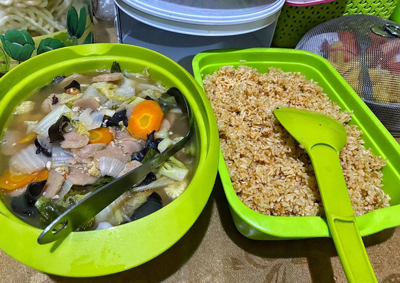 Capcay kuah pedas segar