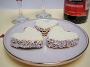 Una foto de alfajores sin harina ni azúcar