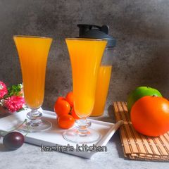 A picture of Orange ginger drink.