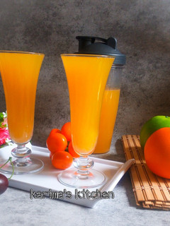A picture of Orange ginger drink.
