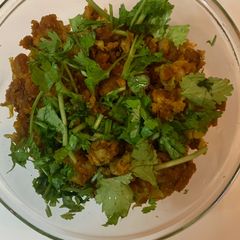 A picture of Besan cabbage.