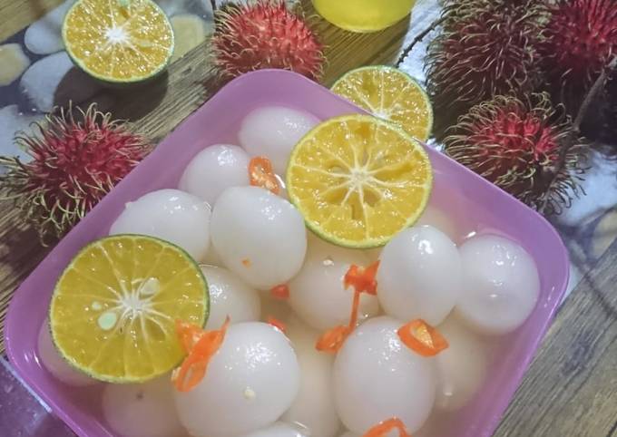 Cara Masakan Resep Asinan Rambutan