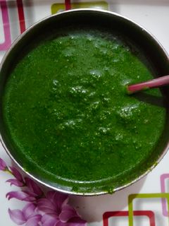 लहसुन हरे धनिए की चटनी (lahsun hare dhaniye ki chutney recipe in Hindi) रेसिपी मुख्य फोटो