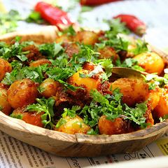 A picture of Nepali Aloo Dum.