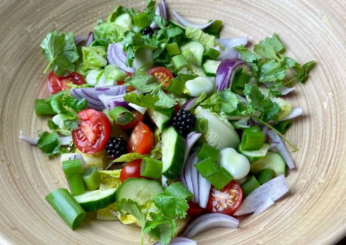 House ‘Garden’ Salad 🪴 🏡 💚 Recipe by Rachel - Cookpad