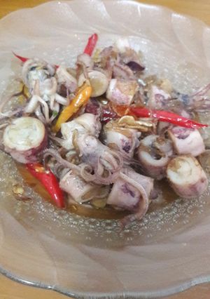 Foto resep Oseng cumi asin