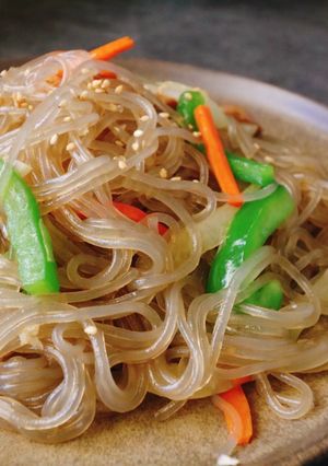 韓式雜菜冬粉 的食譜成品照片