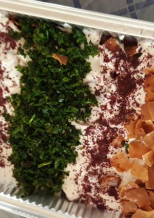 صورة لوصفة فتة باذنجان