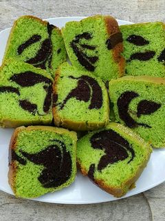 Foto resep Bolu Pandan Coklat