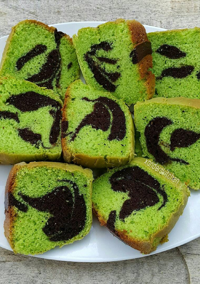 Foto resep Bolu Pandan Coklat