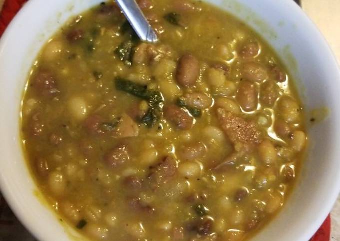 Easiest Way to Make Speedy Hearty Ham &amp; Bean Soup