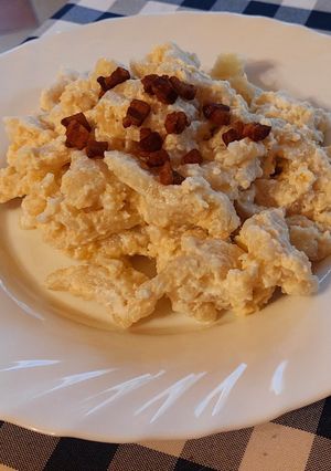 Tojásos galuska recept fotója