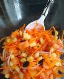 Ensalada con aderezo dulce