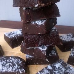 A picture of Chocolate Burfi.