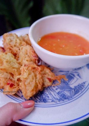 Foto resep Bakwan Keladi x Saus Pedas Manis