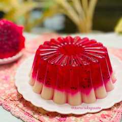561. Puding Buah Naga Merah Putih-レシピのメイン写真