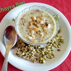 A picture of Sprouted Moong Kheer.