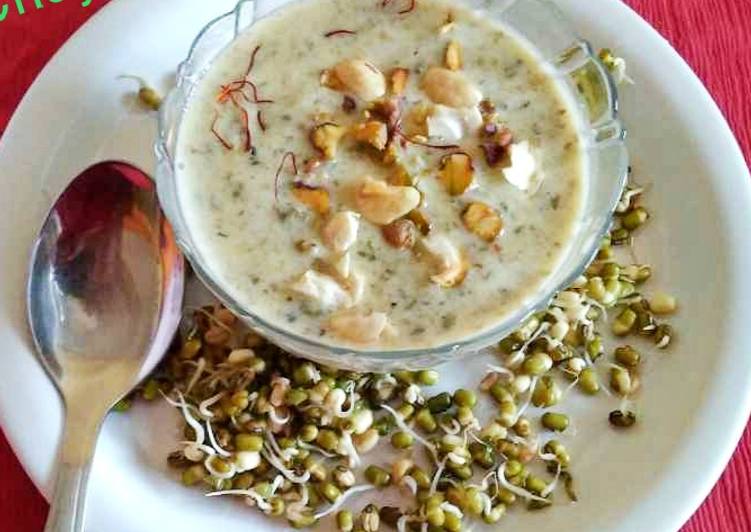 Sprouted Moong Kheer