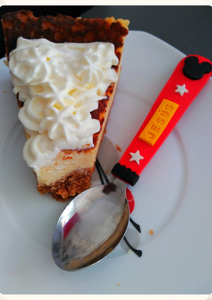 Una foto de Tarta de queso al horno