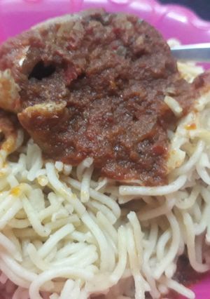 A picture of Spagetti.