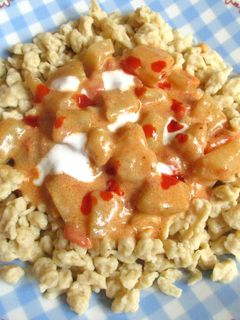 Csillagtökpaprikás (Gluténmentesen is) recept fotója