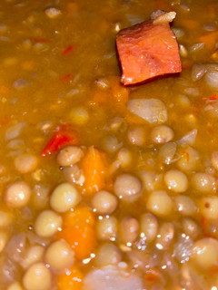 Una foto de Lentejas con chorizo Thermomix