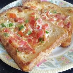 A picture of Omelete bread#author marathon #charityrecipe #4weekschallenge.