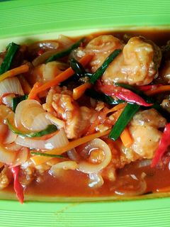 Foto resep Ayam goreng tepung asam manis