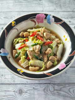 Foto resep Tumis Sawi Putih Ayam