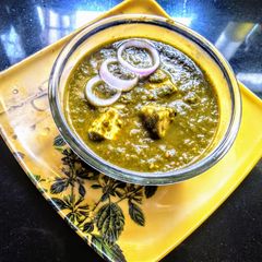 Palak paneer A picture of Palak paneer.