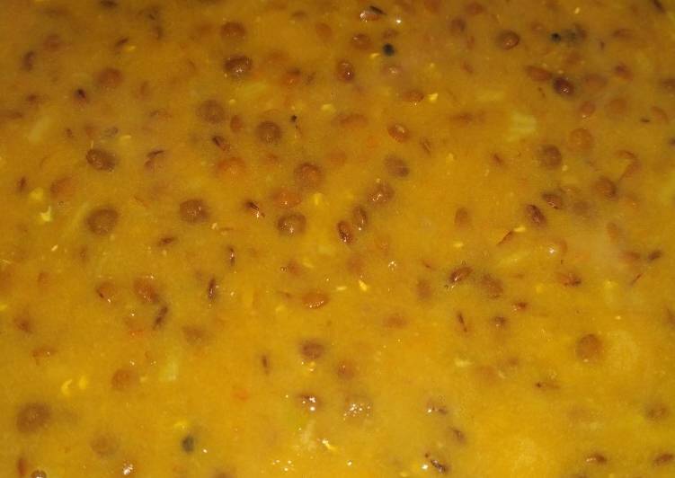 Easiest Way to Make Quick Whole masoor dal