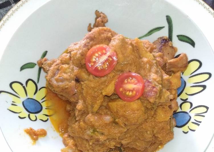 Cara Membuat Daging Kambing Rendang Tomat yang Lezat Sekali