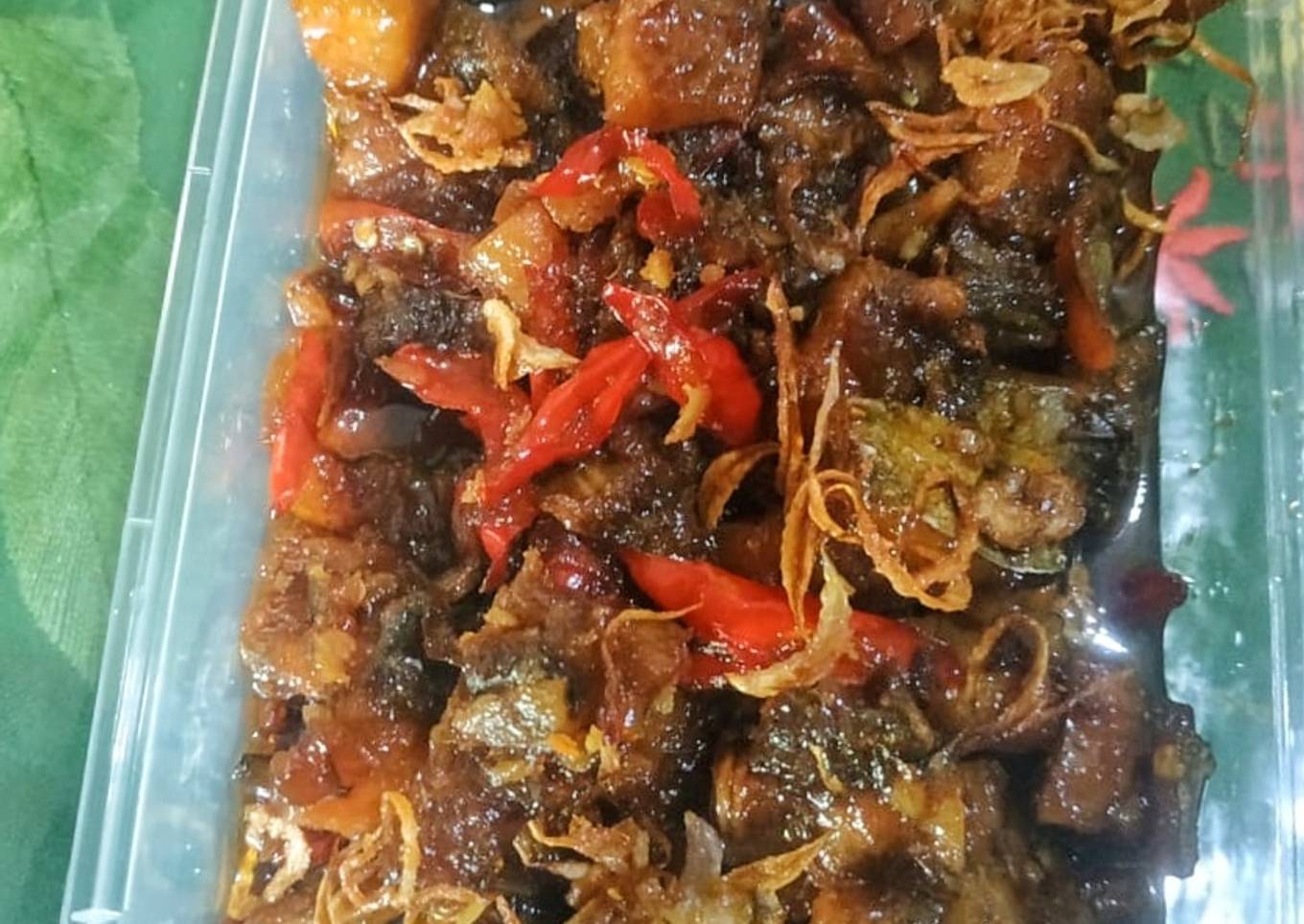 Iwak karing telang masak asam