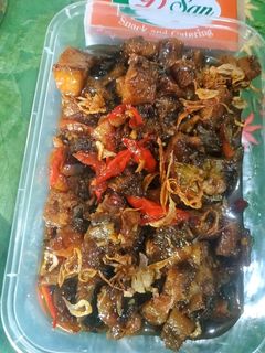 Foto resep Iwak karing telang masak asam