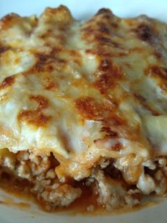 Una foto de Canelones de carne picada