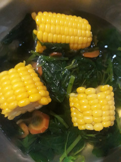 Foto resep Sayur Bening Bayam Jagung