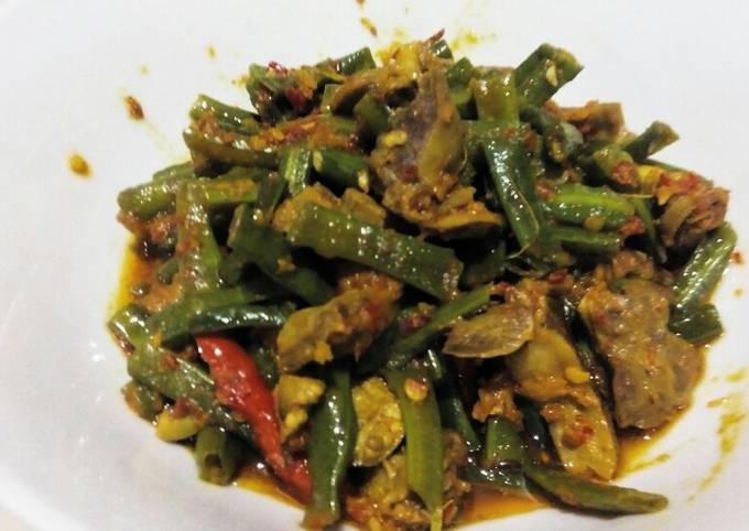 Resep Tumis Kacang Panjang Ampela Ayam oleh Nurul Wahdah - Cookpad