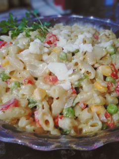 चीज़ मसाला मैकरॉनी (cheese masala macaroni recipe in Hindi) रेसिपी मुख्य फोटो