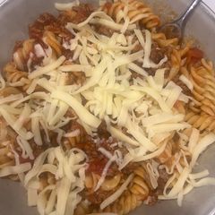 A picture of Spaghetti Bolognese.