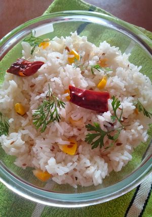 A picture of Corn rice.